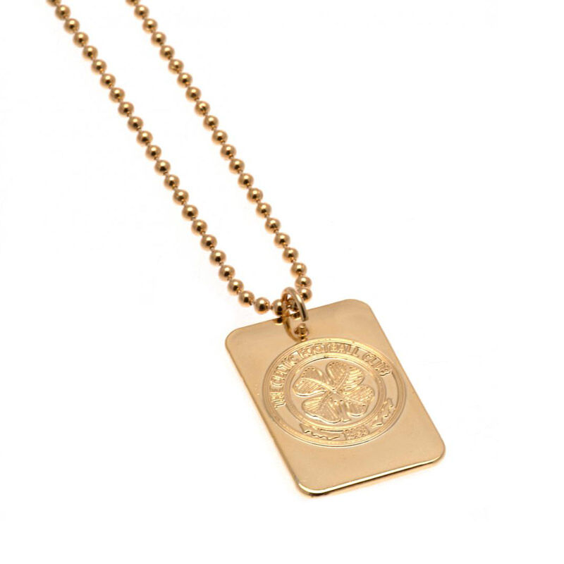 the celtic fc gold plated dog tag UK CEGDT a main