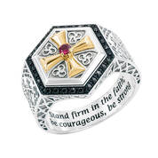 the good crusade ruby and black diamond ring UK MRCRU a main