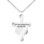 gods loving promise diamond pendant UK GLPP2 b two