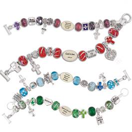 messages of faith charm bracelet set UK MFCBS a main