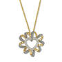 Heart Swirl Birthstone Pendant, heart swirl birthstone pendant UK HSBP d four
