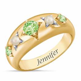 Royal Radiance Personalized Birthstone Ring 1906 001 1 8