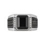 Motivation Mens Onyx Ring 11135 0013 b top