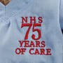 Steiff NHS 75th Anniversary Bear UK SNHSB2 c closeup embroidery