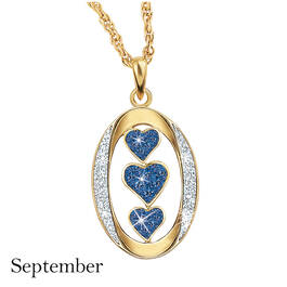 my daughter i love you birthstone diamond pendant UK DILUBP2 i sep