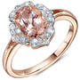 precious peach morganite diamonds 9ct ro UK PMORGR a main