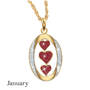 my daughter i love you birthstone diamond pendant UK DILUBP2 a jan
