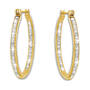 diamond whisper inside out hoop earrings UK DWHE5 a main