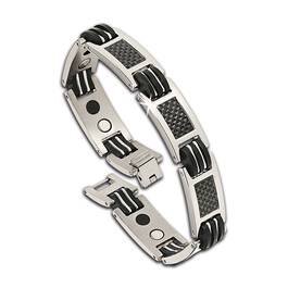 mens magnetic power titanium bracelet UK MTMB2 a main