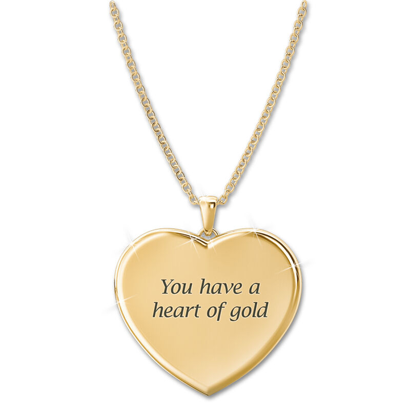 heart of gold daughter pendant UK HGDP b two