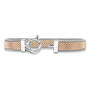 italian silver woven bracelet UK ISWB b two