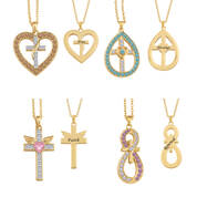 Pure Devotion Cross Pendant Set 10957 0010 a main