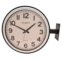 large double sided station wall clock UK DSSWC a main