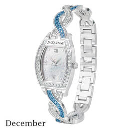 birthstone swirl bracelet watch UK BSWB l december