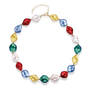 venetian rainbow murano necklace UK VRMN b two
