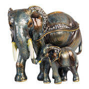 Endearing Elephants Trinket Box UK EETRB a main