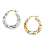 9ct gold ice white hoop earrings UK GIWHE2 a main
