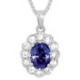 tanzanite splendour pendant UK TZSPP a main