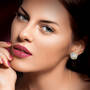 Love Knot Swirl Earrings, Perfectly Paired Love Knot Earrings 4922 0049 b model