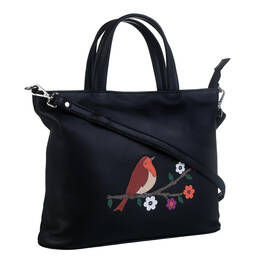 robin in springtime bloom handbag with free matching coin purse UK RBLBP b two