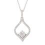 Diamond Drop 14kt Gold Pendant 11561 0016 a main