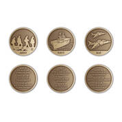 yomp to stanley coin sculpture UK CSFLK b two