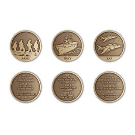 yomp to stanley coin sculpture UK CSFLK b two