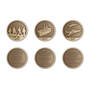 yomp to stanley coin sculpture UK CSFLK b two