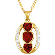 i love you birthstone pendant UK ILYBP2 a main