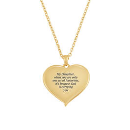 footprints in the sand daughter pendant UK DFPP b two
