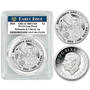 liberty and britannia early issue silver proof set JBL c Slab