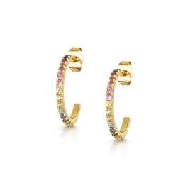 sapphire spectrum half hoop earrings UK SSHHE a main