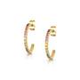 sapphire spectrum half hoop earrings UK SSHHE a main