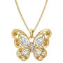 the birthstone butterfly pendant UK BSBUP k eleven