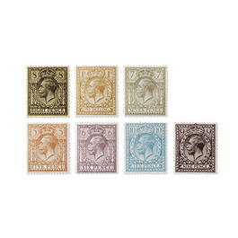 the george v definitive stamp collection UK GVSTP c three