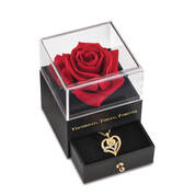 Yesterday Today Forever Rose Pendant Box 11027 0014 b open box