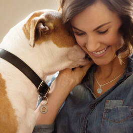 My Best Friend Pendant with FREE Matching Pup Tag 12253 0017 m model