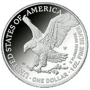 2023 proof american eagle silver dollar E23 c Coin
