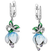 frosty snow drop earrings UK FSDE a main