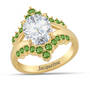 Personalised Birthstone Tiara Ring, Personalized Birthstone Tiara Ring 10729 0017 h august