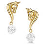 believe in unicorns diamond crystal earr UK BIUE a main