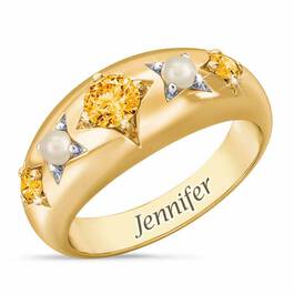 Royal Radiance Personalized Birthstone Ring 1906 001 1 11