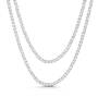 loves embrace duet silver necklaceUK LEDSN a main