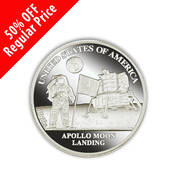 the apollo moon landing silver commemorative UK HOAB a main