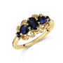 neptune blue sapphire 9ct gold ring UK NEPGR a main