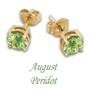 birthstone stud earrings UK BSEAR2 h eight