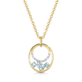 tempting topaz trilogy earrings with free pendant UK TOTS b two