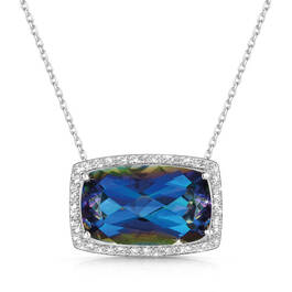 brilliance of mystic quartz necklace UK BRTN a main