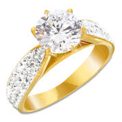 white fire solitaire ring UK WFSOR2 a main