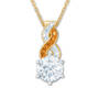 birthstone swirl pendant UK BSSP k eleven